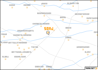map of Samj