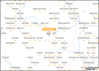 map of Sam Kha