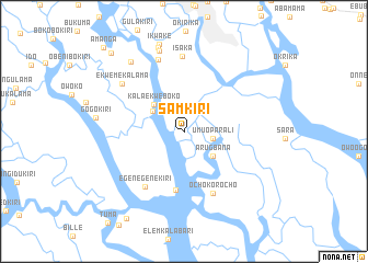 map of Samkiri