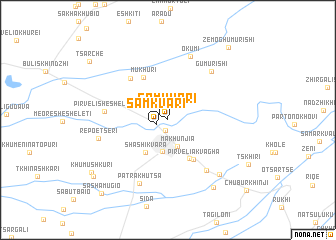 map of Samkʼvari