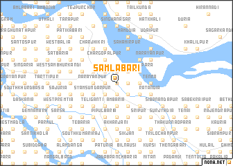 map of Sāmlābāri
