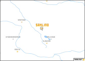 map of Samlino