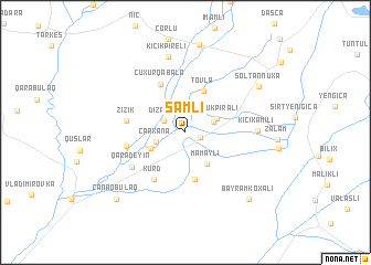 map of Şamlı