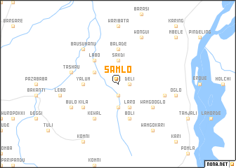 map of Samlo