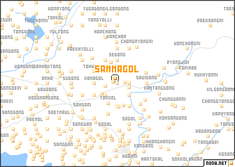 map of Samma-gol