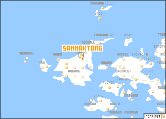 map of Sammak-tong