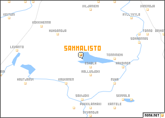 map of Sammalisto