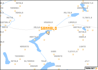 map of Sammalo
