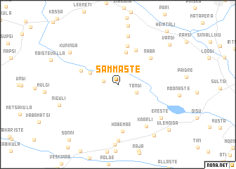 map of Sammaste