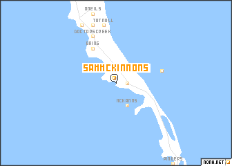 map of Sam McKinnons
