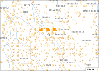 map of Sammewāla