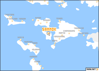 map of Sammok