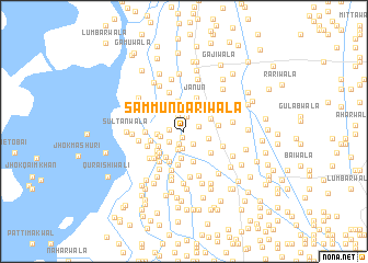 map of Sammundariwāla