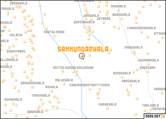 map of Sammundarwāla