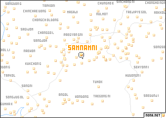 map of Samnam-ni