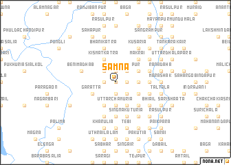 map of Sāmna