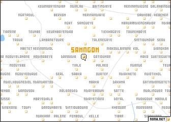 map of Sam Ngom