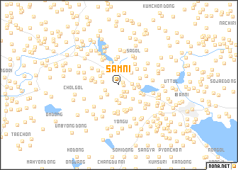 map of Sam-ni