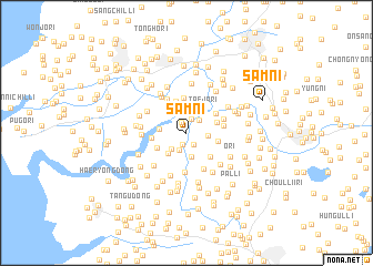 map of Sam-ni