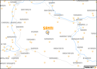 map of Sam-ni