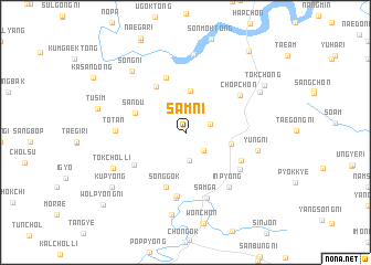 map of Sam-ni