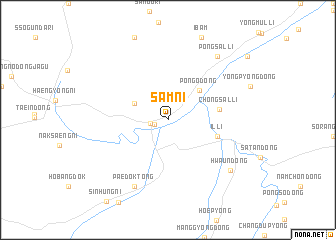 map of Sam-ni