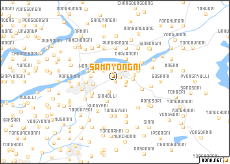 map of Samnyong-ni