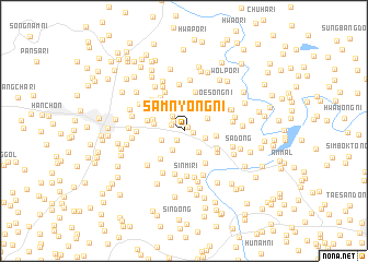 map of Samnyong-ni