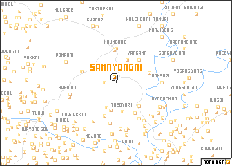 map of Samnyong-ni