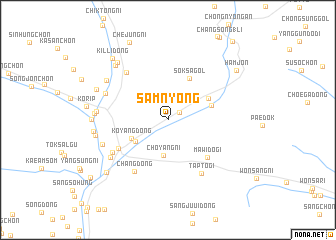 map of Samnyŏng