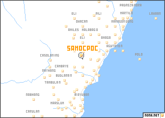 map of Samocpoc