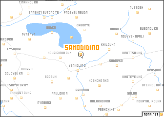 map of Samodidino