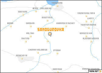 map of Samodurovka