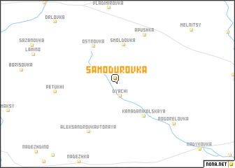 map of Samodurovka