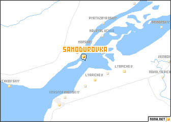 map of Samodurovka