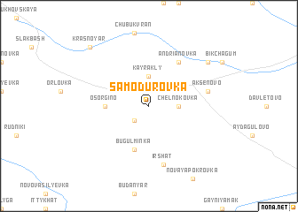 map of Samodurovka