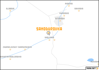 map of Samodurovka