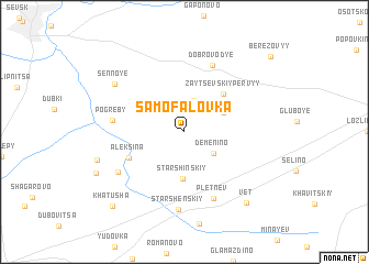 map of Samofalovka