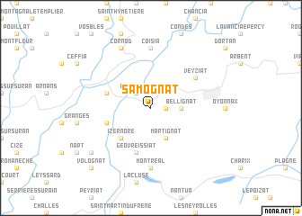 map of Samognat