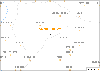 map of Samogohiry