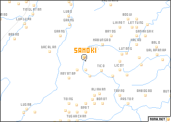 map of Samoki