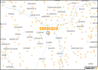 map of Samokovo