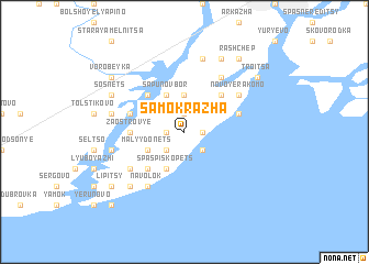 map of Samokrazha