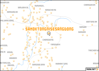 map of Samŏktongnisesang-dong