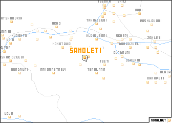 map of Samoletʼi