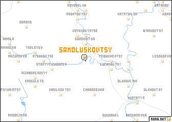 map of Samoluskovtsy