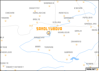 map of Samolyubova