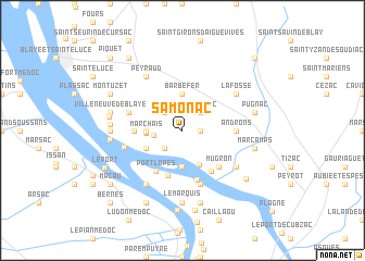 map of Samonac