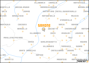 map of Samone