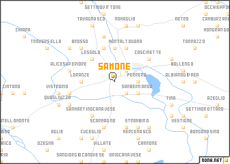 map of Samone
